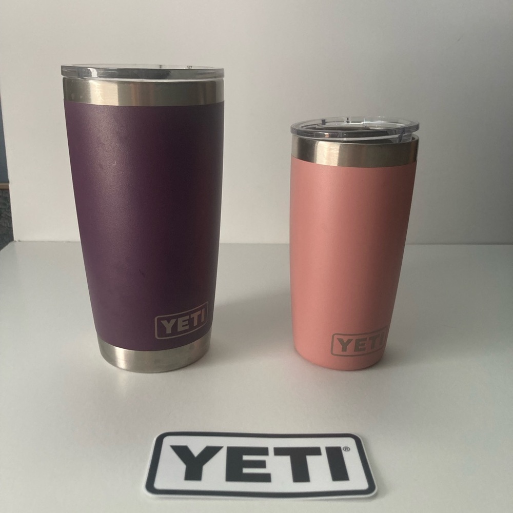 YETI Dual Tumbler Set in Purple and Pink